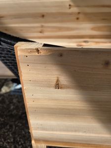 holz4home® Pflanzkasten XL mit Dach aus Tannenholz inkl. Vlieseinlage I Blumenkasten für Garten, Terrasse I Pflanzkübel Blumenkübel Rankgitter Kunden-Foto 2