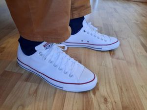 Converse ALL STAR OX UNI Damen- und Herrenschuhe weiß NEU Kunden-Foto 1