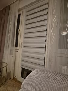 Roleta podwójna 75x210cm biała Roleta Duo bez wiercenia Rolety okienne i drzwiowe Zdjęcie produktu od klienta nr 6