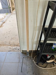 Horca Strend Pro Garden F103KX.WH, 3 púas, recubrimiento KomaXit, con mango Foto del cliente 1