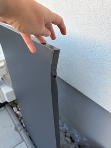 Albatros Mülltonnenbox 2er Tonne | bis 240 Liter | Anthrazitgrau RAL 7016 | verzinkter Stahl | Premium Dämpfer| Aufkleber-Set | wetterfest| verstellbare Füße| Türgriff mit Schloss | Gartenbox | entwickelt in Deutschland Kunden-Foto 4
