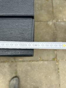 Keter Gartenbox "Northwood" 623L - Anthrazit - 155x72x70 cm - Deckel bis 270 kg belastbar - abschließbar Kunden-Foto 7