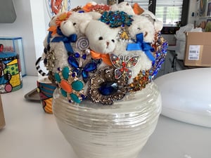 Mauro Ferretti Vase Perly Perlmutt 22x20 cm Kunden-Foto 1