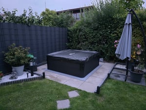 MSpa Whirlpool Frame Oslo AERO PLUS 2026 inkl. WiFi / UVC / LED / 8 Hydromassagedüsen / 140 Luftdüsen - 180 cm XXL - Outdoor Indoor Pool - Ganzjährig Kunden-Foto 1