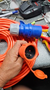 Verlengsnoer 40 meter, lang, universeel, geschikt voor alle seizoenen, IP44-bescherming, voor tuin, huis en werkplaats, VERTEX Klantenfoto 1