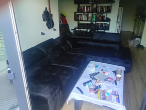 Masseno Ecksofa SELVA L-S mit Schlaffunktion L-Form, Sofa mit Bettkasten, Wohnzimmersofa, Couch, Soffa, Bettsofa, Couchgarnitur- Braun, MONOLITH 29 Kunden-Foto 20