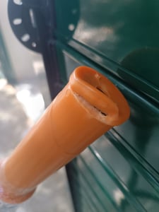 MASKO® Schubkarre Bauschubkarre mit Luftreifen 100 L Volumen bis 250kg belastbar Kunden-Foto 1