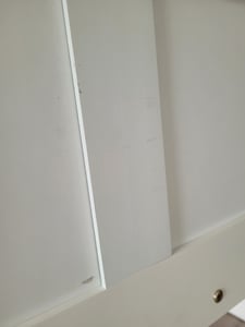 Letto a soppalco Merax 140x200 cm, letto a castello in legno con scrivania, illuminazione a LED, porta USB, ripiani, letto per bambini e ragazzi con scaletta, letto a castello, bianco Foto del cliente 3