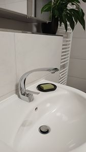 AURALUM Wasserhahn Bad Gebogener Wasserhahn Chrom Wasserhahn Galvanisieren von 3 Schichten Kunden-Foto 3