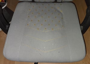 WOLTU Gaming Stuhl mit Taschenfederkissen, ergonomischer Drehstuhl, Tech-Stoff, Grau Kunden-Foto 1