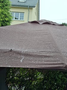 Stříška na pavilon Outsunny, náhradní stříška, kryt na pavilon, polyester, oranžová, 2,98 x 2,95 m Fotografie od zákazníka č. 3