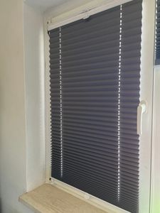 Sekey Żaluzje plisowane 45×120 cm Żaluzje plisowane Clampfix Bez wiercenia Żaluzje okienne Zaciemniające z półprzezroczystym wzorem Burnout Żaluzje plisowane do okien Zdjęcie produktu od klienta nr 5