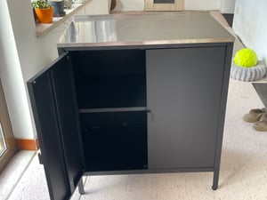 Outdoor Schrank 'Bolognano' 92x80x50 cm Schwarz, matt Kunden-Foto 2