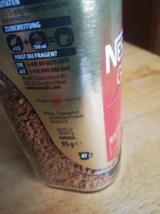 Nescafe 100G Gold Entkoffeniert  (7) Sloik R/6 Kunden-Foto 1