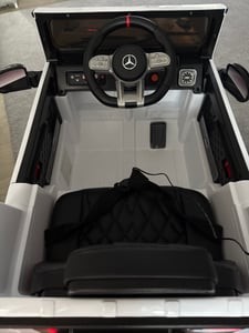 Mercedes G63 4x4 AMG 12V-9ah, 4 Motoren, Leder Sitz, EVA Räder Kinderfahrzeug Kinderauto Kinder Elektroauto Kunden-Foto 2