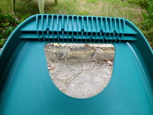 Wagen Blumax CADDY, 60 Lit., 50x60x84 cm, schwarz, für Gartenabfälle Kunden-Foto 3