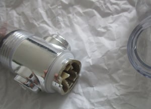 3 IN 1 Filtration Duschkopf Duschbrause Wassersparend Duschkopf mit Ionenfilter Kalkfilter und 3 Strahlarten mit Stopptaste Kunden-Foto 2