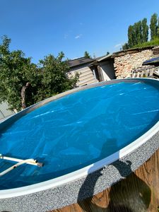 Bestway® PE-Solarabdeckplane Ø 289 cm, blau, rund Kunden-Foto 1