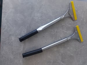 2 Stück Tapetenentferner Set mit 20 Ersatzklingen - Tapetenschaber und Fensterschaber, für Fenster, Fliesen, Tapeten Kunden-Foto 1