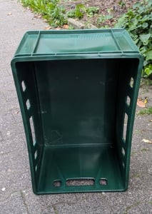 Fleischkiste E2 schwarz 60x40x20cm Lagerkiste Eurobox aus Deutschland lebensmittelecht, robust, stapelbar Kunden-Foto 1
