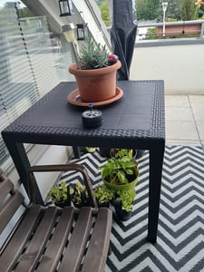 Ipae Pro Garden Gartentisch 80x75x72 Cm Weiß  Weiß One Size Kunden-Foto 4
