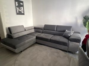 Masseno Ecksofa SELVA L-S mit Schlaffunktion L-Form, Sofa mit Bettkasten, Wohnzimmersofa, Couch, Soffa, Bettsofa, Couchgarnitur- Braun, MONOLITH 29 Kunden-Foto 13