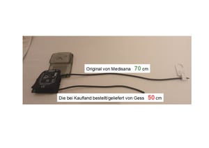 Oberarm Manschette Pulsmessung Oberarmmanschette für Blutdruckmessgerät 24-32cm Kunden-Foto 2