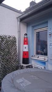 JW 150 cm Solar-Leuchtturm mit LED-Beleuchtung 2637-01 Kunden-Foto 1