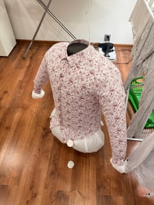 CLEANmaxx automatická žehlička na košele vrátane nástavca na nohavice Žehlička Košele Blúzky Nohavice Šetrné Sušička bielizne Žehlička Sušenie za pár minút Bez pokrčenia Fotografia od zákazníka č. 4