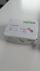 Connettori passanti Wago con leva, max. 4 mm², 60 pezzi. Foto del cliente 1