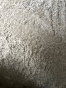 Hochflor Teppich Wohnzimmer Fellteppich Kunstfell Shaggy Flauschig beige Creme Grösse 140x200 cm Kunden-Foto 1