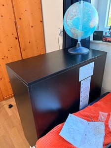 COSTWAY Armadio per archiviazione con serratura, armadio in metallo da 91 cm con doppia porta e 2 ripiani regolabili, armadio per ufficio in acciaio, armadio multiuso per officina Foto del cliente 4