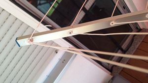 tectake® Mobile Wäschespinne aus Aluminium wetterfest 102 x 102 x 160 cm Kunden-Foto 3