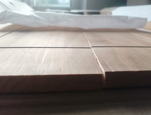 Konsolentisch CANCUN im Landhaus Stil mit 3 Schubladen, schmaler Beistelltisch für Flur aus Kiefer massiv mit Verzierungen Kunden-Foto 1