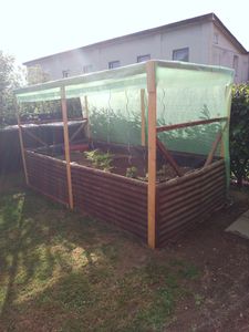 12m Gitterfolie, Gartenfolie, Gewächshausfolie, Frühbeetfolie 4m breit Kunden-Foto 2