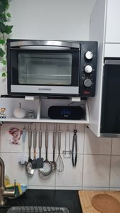 Steinborg Minibackofen | 10 Liter | Ober- / Unterhitze | 60 Minuten Timer | stufenlose Temperatur-Einstellung | Krümmelschublade | 1000 Watt Kunden-Foto 3