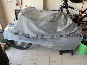 2 Stk. Fahrradgarage Abdeckplane Fahrradhaube Wasserdicht, Wetterfest, 200x110 cm Kunden-Foto 4