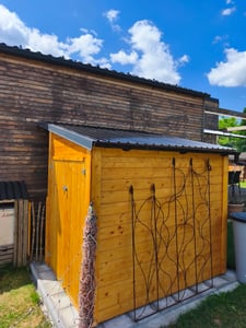 LARS360 24x Profilblech Trapezblech Dachblech, Verzinktes Stahlblech - Wellenprofil in Grün, Stahl Außenbereich Dachplatten, für Dächer, Carports Kunden-Foto 1