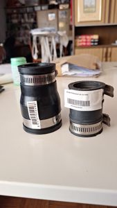 Flexible Reduziermuffen Gummimuffen in Metrischer Ausführung 250 x 200 mm Kunden-Foto 1