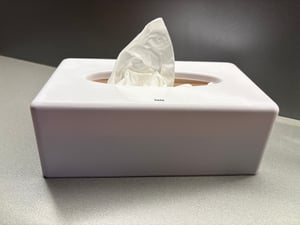 KELA Pudełko kosmetyczne na chusteczki higieniczne z pierwszego tłoczenia, białe KL-22347 Zdjęcie produktu od klienta nr 2