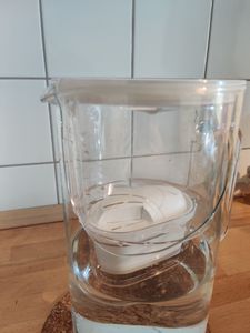 Wessper D2 BOROSILICATE Wasserfilterkanne 3 L Minze – Glasfilterkanne mit 10 AquaMax Filter, BPA-frei Kunden-Foto 4