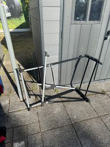 Garderobenständer Kleiderständer Kleiderregal aus Metall mit 2 Kleiderstangen als Doppelstange Kleiderstange mit Ablage Schuhregal Schlafzimmer Retoo Kunden-Foto 8