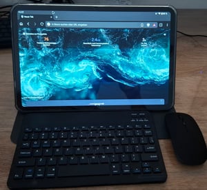 Tablet TABWEE T60Pro da 13,4" con Android 16, 24 GB (8+16) + 256 GB/2 TB TF, batteria da 10.000 mAh, display Incell 2K/120 Hz/5G WiFi, con custodia/mouse/tastiera/auricolari con cavo Foto del cliente 2
