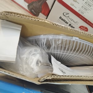 Gordon G166 Ventilateur sur pied, diamètre 40 cm, 60 W, blanc Photo du client 3