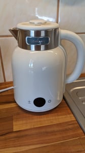 LEHMANN Elektrischer Wasserkocher mit Temperatureinstellung 1,5L, 1600W, Temperaturwahl 40-100°C, Warmhaltefunktion Kunden-Foto 1