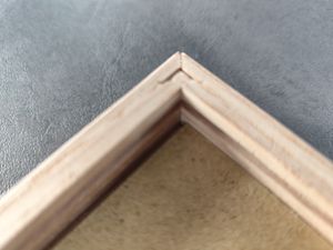 aFFa frames Bilderrahmen 40x60 cm - Holz Fotorahmen Tisar mit Acrylglas und HDF Rückwand - Posterrahmen für Fotos Urkunden Kunst Bilder Hellbraun Kunden-Foto 3