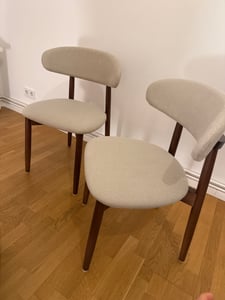 COLAMY 2er Set Esszimmerstühle, robust und elegant, im minimalistischen skandinavischen Stil, ideal für Esszimmer und Küche, Camel Kunden-Foto 3
