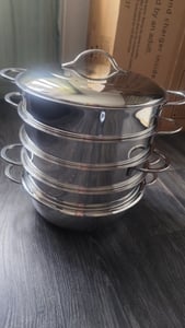 Mantowarka Dampfkocher Ø28 cm Dampfgarer 6 Tlg Induktion Kunden-Foto 3