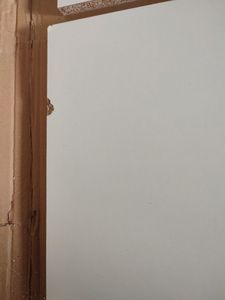 Hängeschrank - Weiß matt - Eiche Sonoma Nachbildung - B 100 cm - 2 Türen - 1 Einlegeboden Kunden-Foto 3