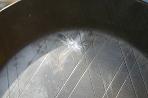 Servierpfanne aus Schmiedeeisen mit gebogenem Hakenstiel Ø 24 cm 4 Stück Photo du client 2